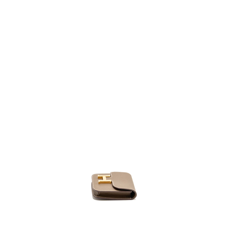 Hermes Constance Slim Epsom Etoupe GHW Stamp U
