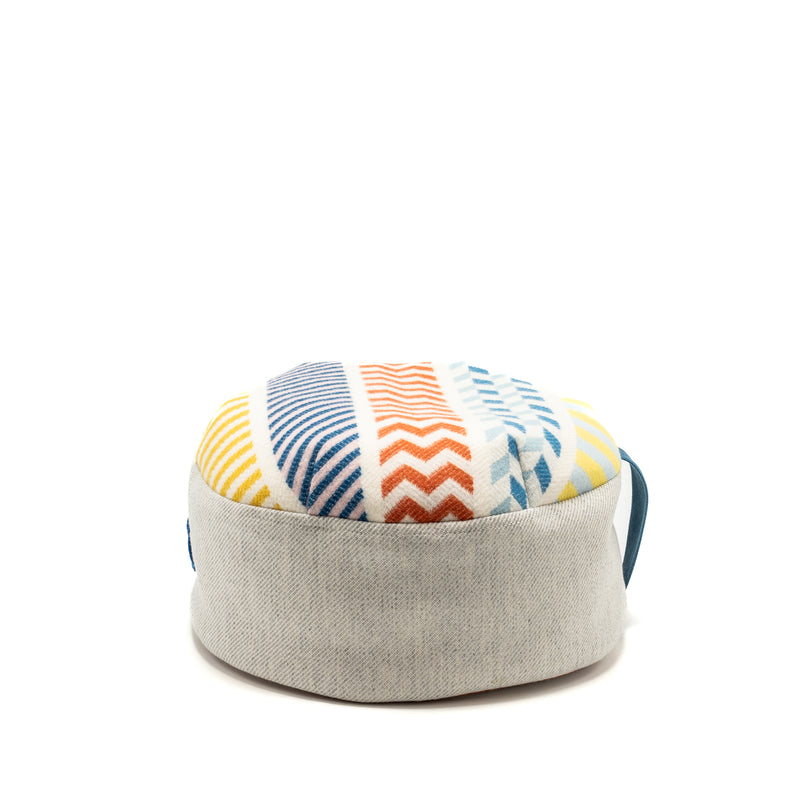 Hermes Epopee Footstool Wool/Cashmere Multicolour SHW