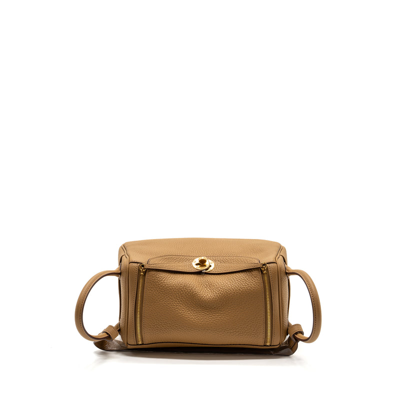 Hermes Lindy 26 Clemence Biscuit GHW Stamp B
