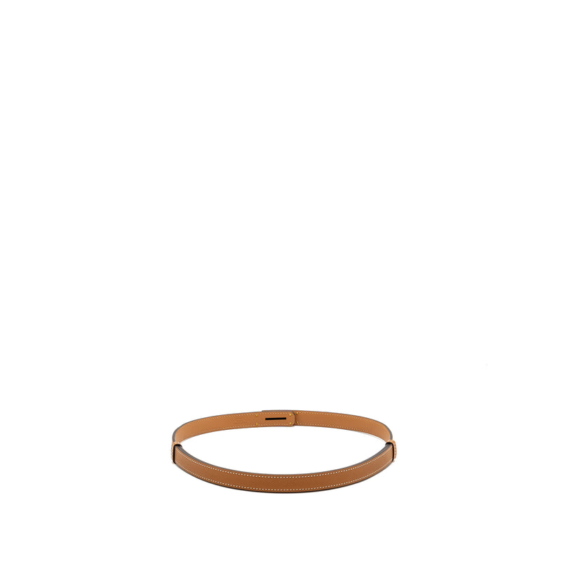 Hermes Kelly 18 Belt Epsom Gold RGHW Stamp W