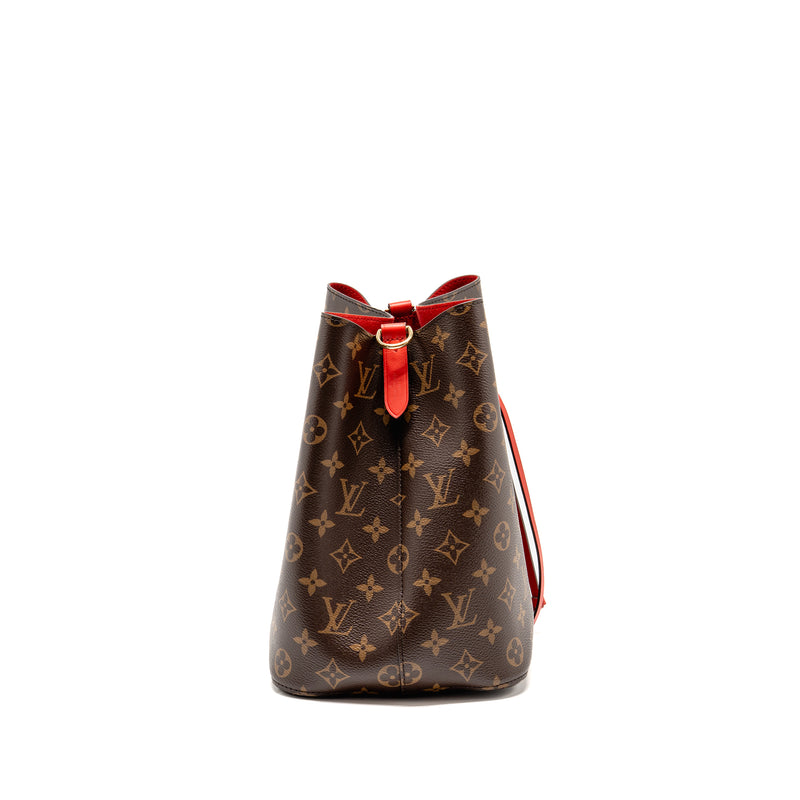 Louis Vuitton Neo Noe Monogram Canvas Red GHW