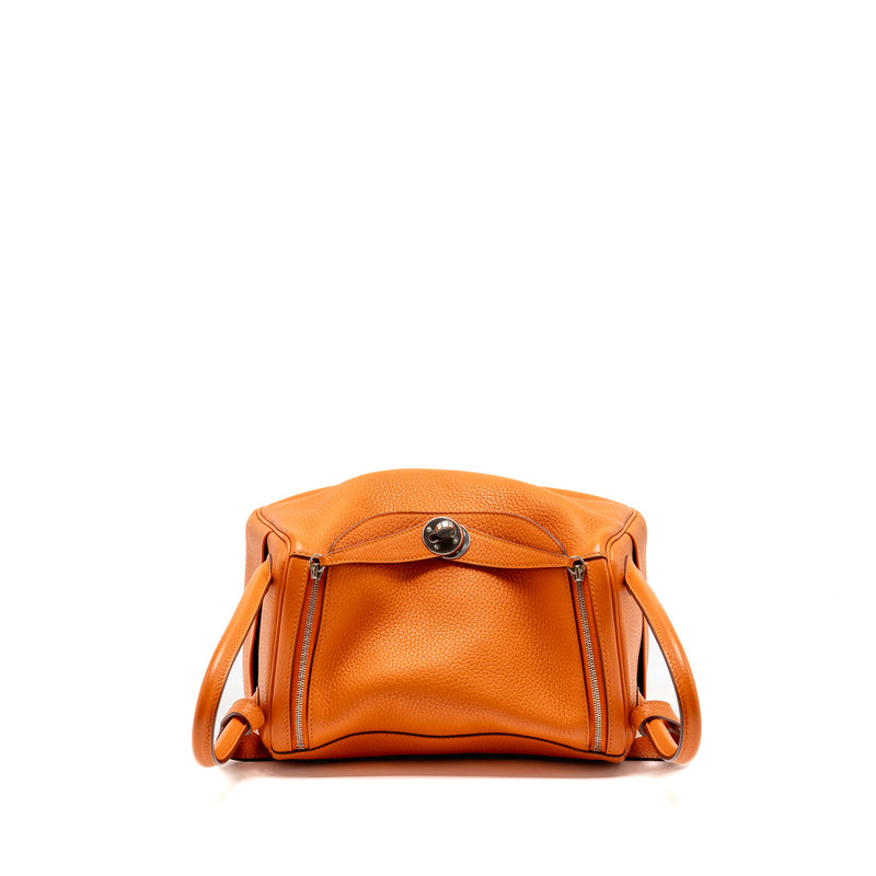 Hermes lindy 26 clemence Orange SHW stamp X