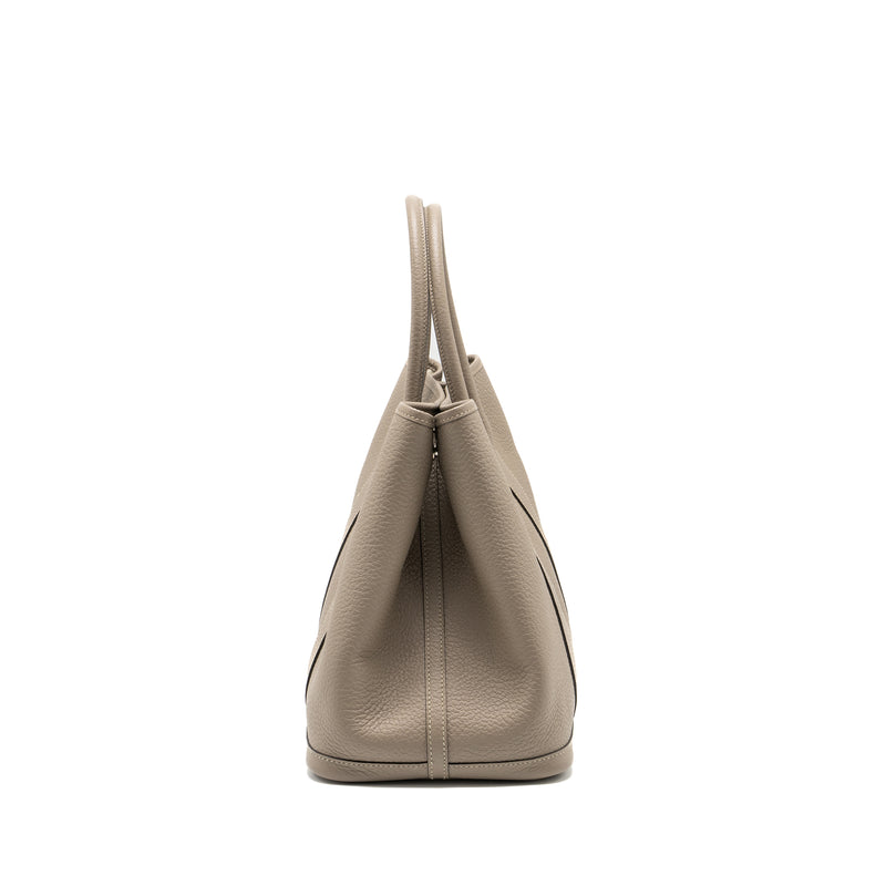 Hermes Garden Party 36 Country Gris Asphalte SHW Stamp A