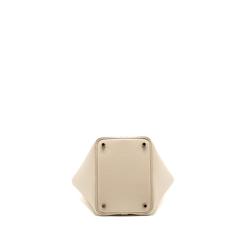 Hermes Picotin18 Lock Bag Clemence Craie SHW Stamp Y