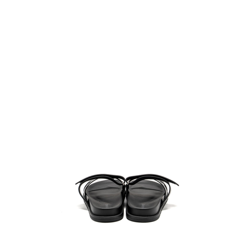 Hermes Size 42 Men’s Chypre Sandals Black