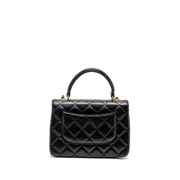 Chanel Small Trendy CC flap Bag Lambskin Black GHW