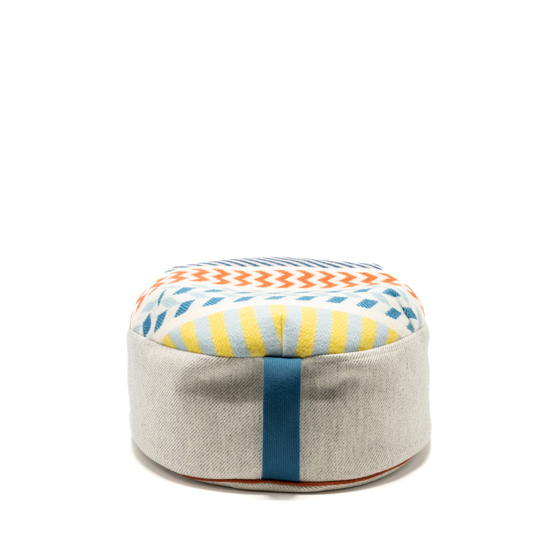 Hermes Epopee Footstool Wool/Cashmere Multicolour SHW