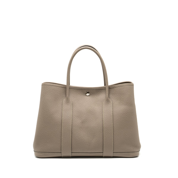 Hermes Garden Party 36 Country Gris Asphalte SHW Stamp A