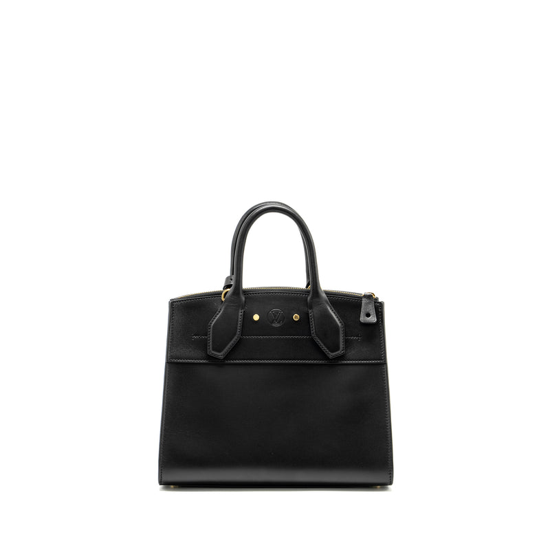 LOUIS VUITTON City Steamer PM Grained Calfskin Black GHW