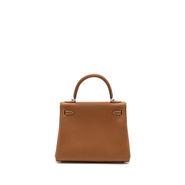 Hermes Kelly 25 Togo Gold SHW Stamp B
