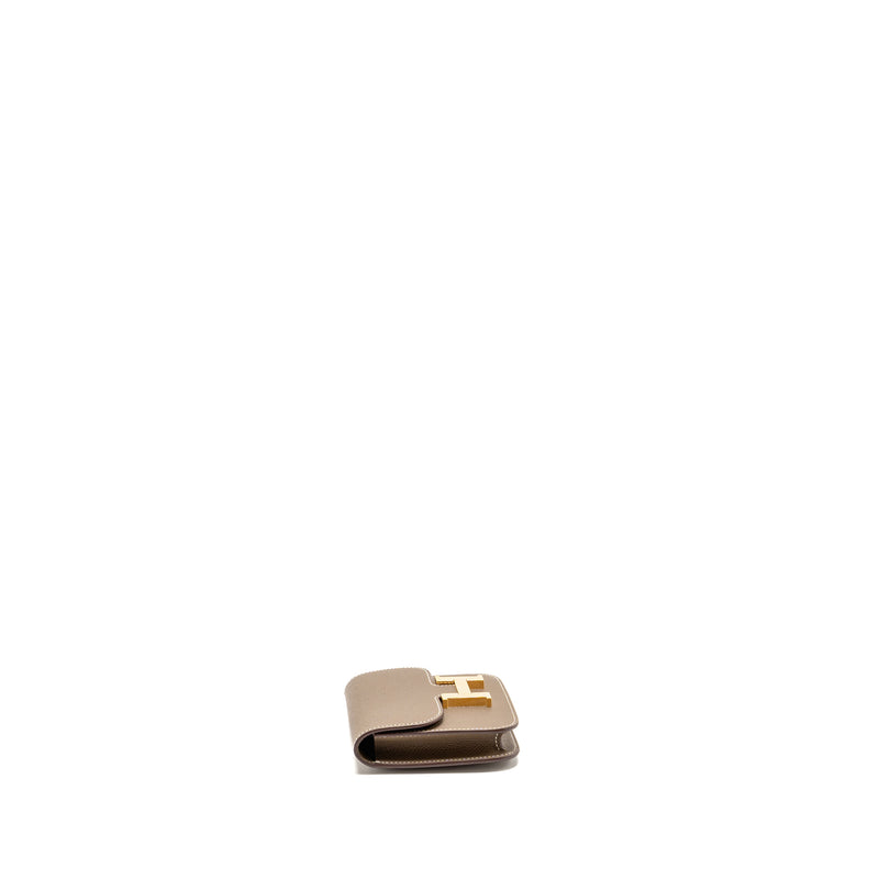 Hermes Constance Slim Epsom Etoupe GHW Stamp U