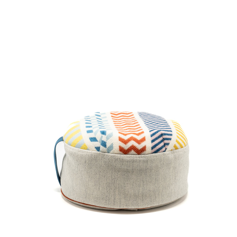 Hermes Epopee Footstool Wool/Cashmere Multicolour SHW