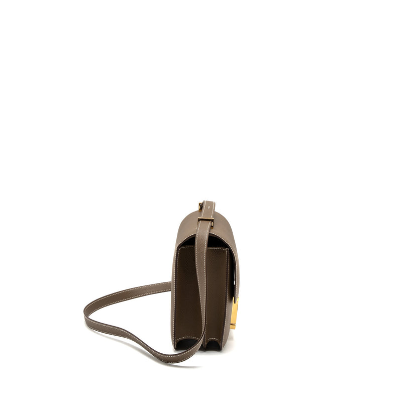 Hermes Constance 24 Epsom Etoupe GHW Stamp Y
