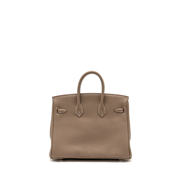 Hermes Birkin 25 Togo Etoupe SHW Stamp W