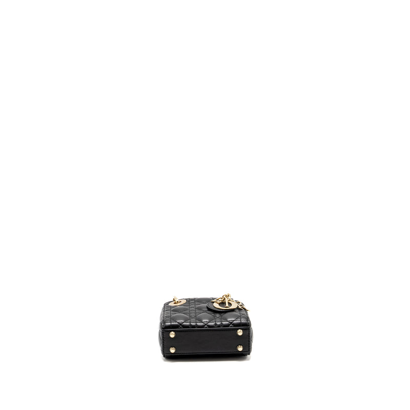 Dior Micro Lady Dior Lambskin Black LGHW