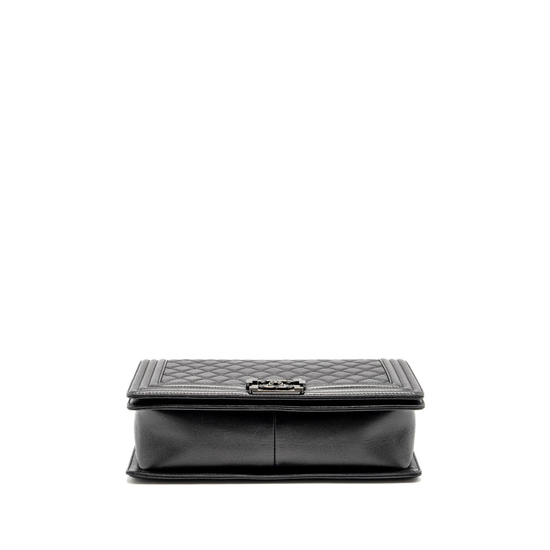 Chanel New Medium Boy Bag Caviar So Black