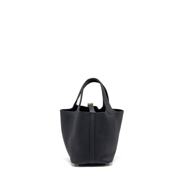 Hermes Picotin 18 Lock Bag Clemence Caban GHW Stamp B