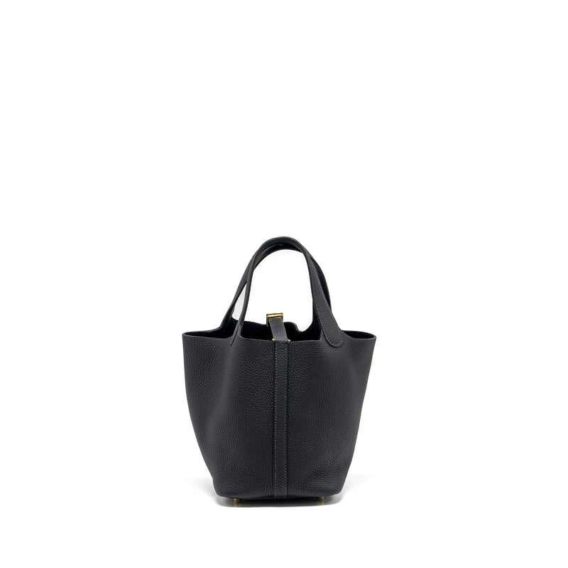 Hermes Picotin 18 Lock Bag Clemence Caban GHW Stamp B