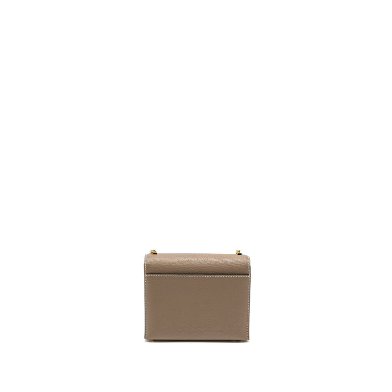 Hermes Mini Verrou Chevre Mysore Etoupe LGHW Stamp U