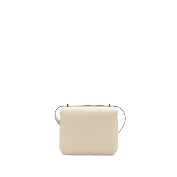Hermes mini constance Epsom Craie GHW Stamp B