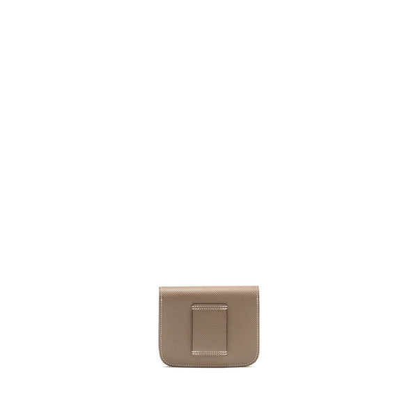 Hermes Constance Slim Epsom Etoupe GHW Stamp U