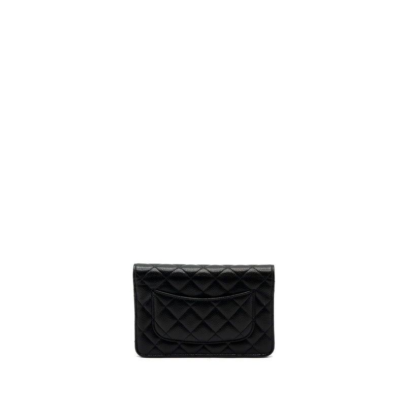 Chanel Classic Wallet On Chain Caviar Black GHW(Microchip)