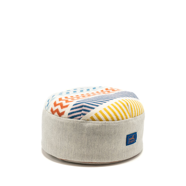 Hermes Epopee Footstool Wool/Cashmere Multicolour SHW