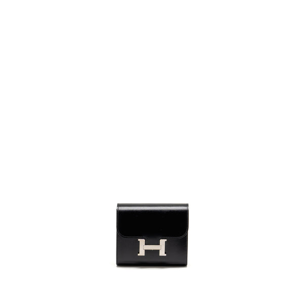 Hermes Constance Wallet Box Black SHW Stamp A