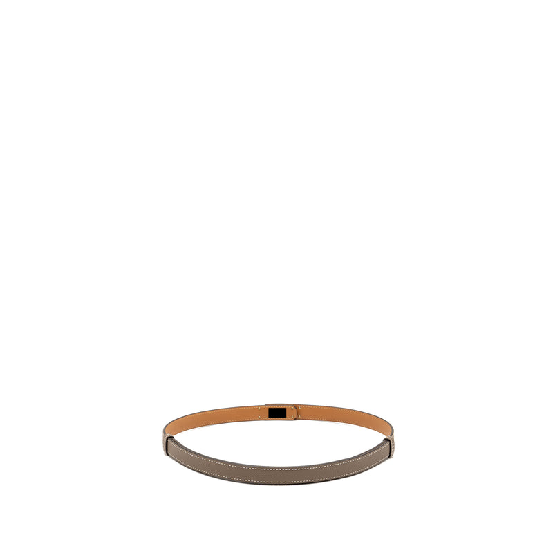 Hermes Kelly 18 Belt Epsom Etoupe RGHW Stamp W