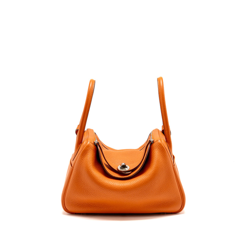 Hermes lindy 26 clemence Orange SHW stamp X