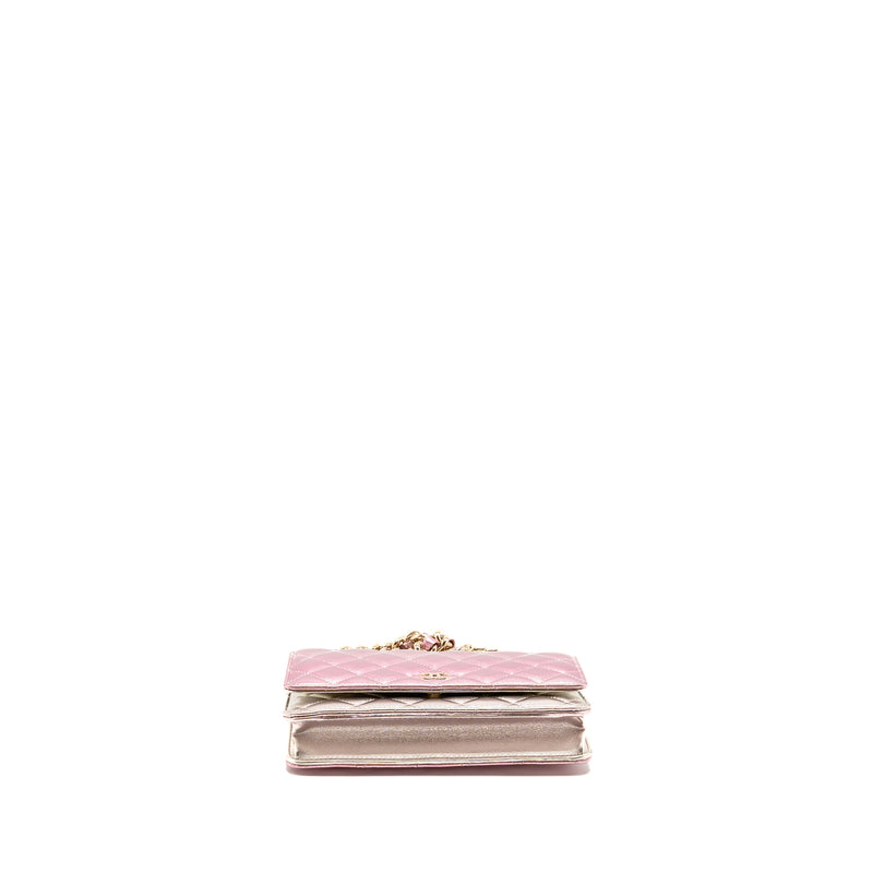 Chanel 21k Wallet On Chain Iridescent Lambskin LGHW(microchip)