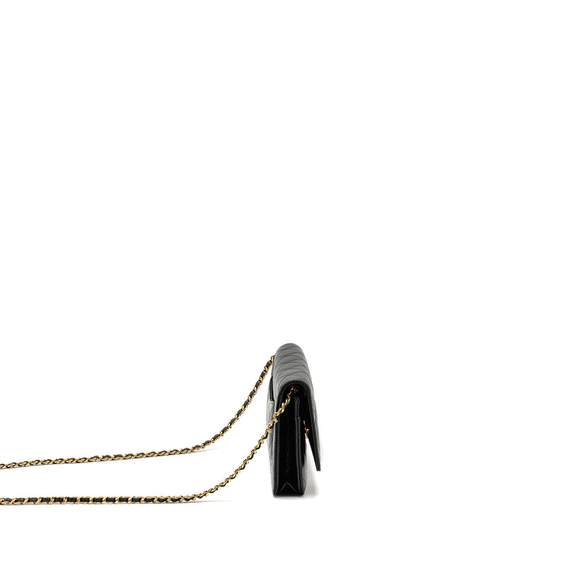 Chanel Classic Wallet on Chain Caviar Black GHW(microchip)