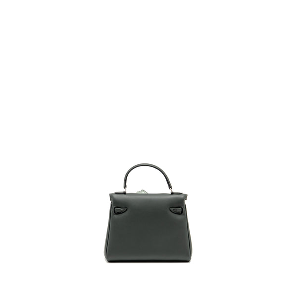 Hermes Kelly Dole Swift Vert Fonce/Vert Peppermint SHW Stamp K