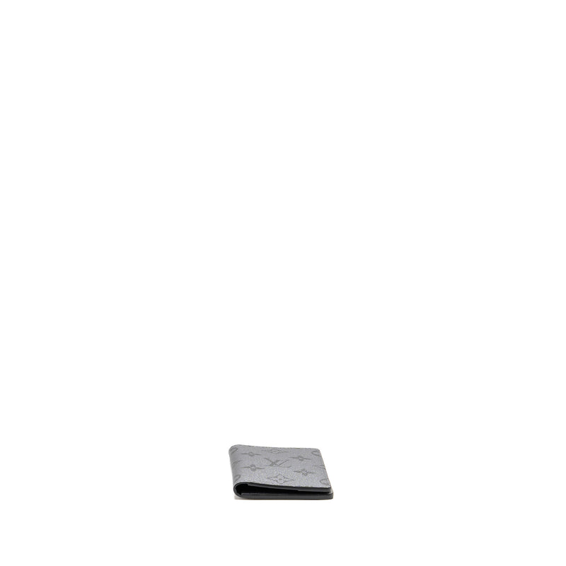 Louis Vuitton pocket organiser monogram Eclipse canvas silver
