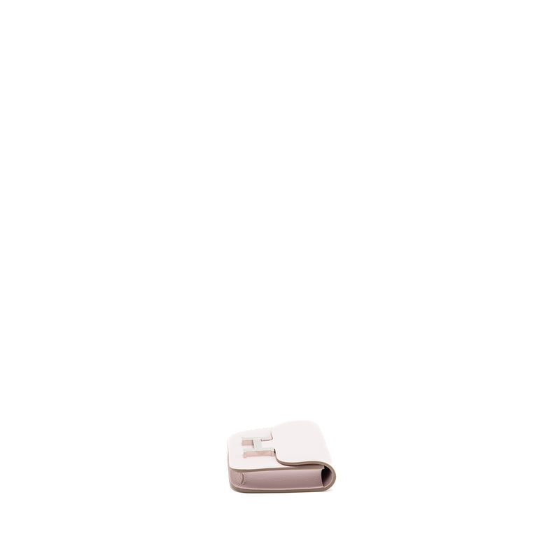 Hermes Constance Slim Evercolor Mauve Pale SHW Stamp B