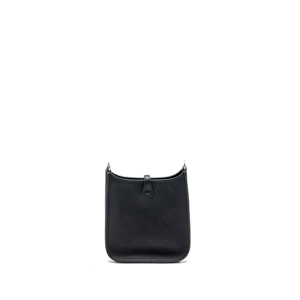 Hermes mini evelyn Clemence Black SHW Stamp U