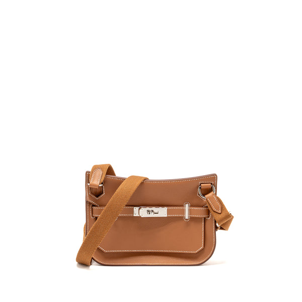 Hermes Mini Jypsiere Evercolor Gold SHW Stamp W