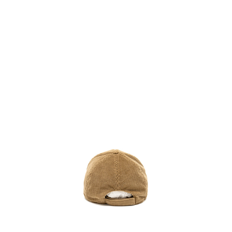 Miu Miu Size L Cinnamon Velvet Baseball Cap