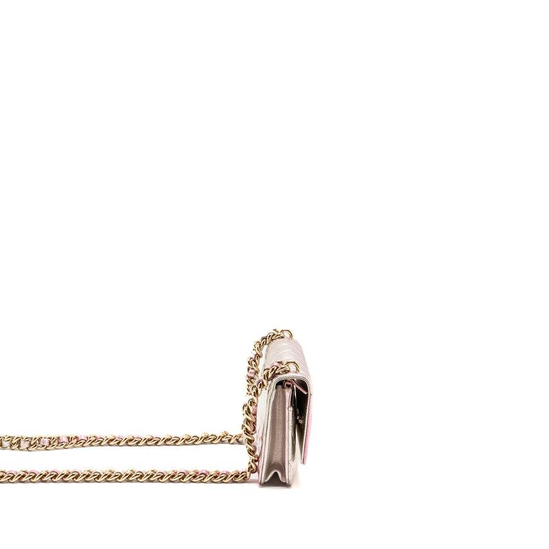 Chanel 21k Wallet On Chain Iridescent Lambskin LGHW(microchip)