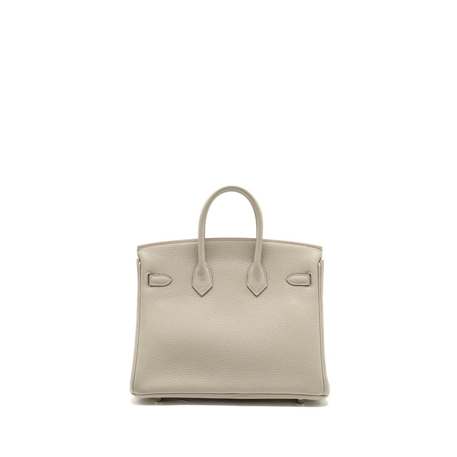 Hermes Birkin 25 Togo Gris Perle SHW Stamp Z