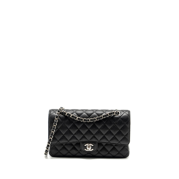 Chanel Medium Classic Double Flap Bag Caviar Black SHW