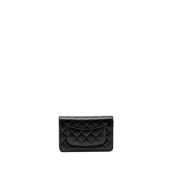 Chanel Classic Wallet on Chain Caviar Black GHW(microchip)