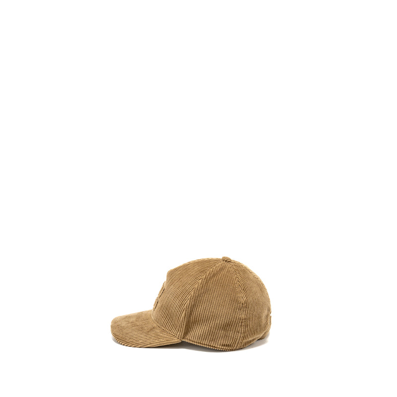 Miu Miu Size L Cinnamon Velvet Baseball Cap