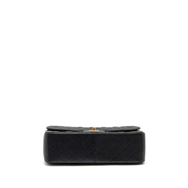 Chanel Jumbo Classic double flap bag caviar black GHW