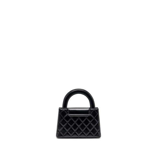 Chanel 23K Mini Shopping Tote Calfskin Black GHW(Microchip)