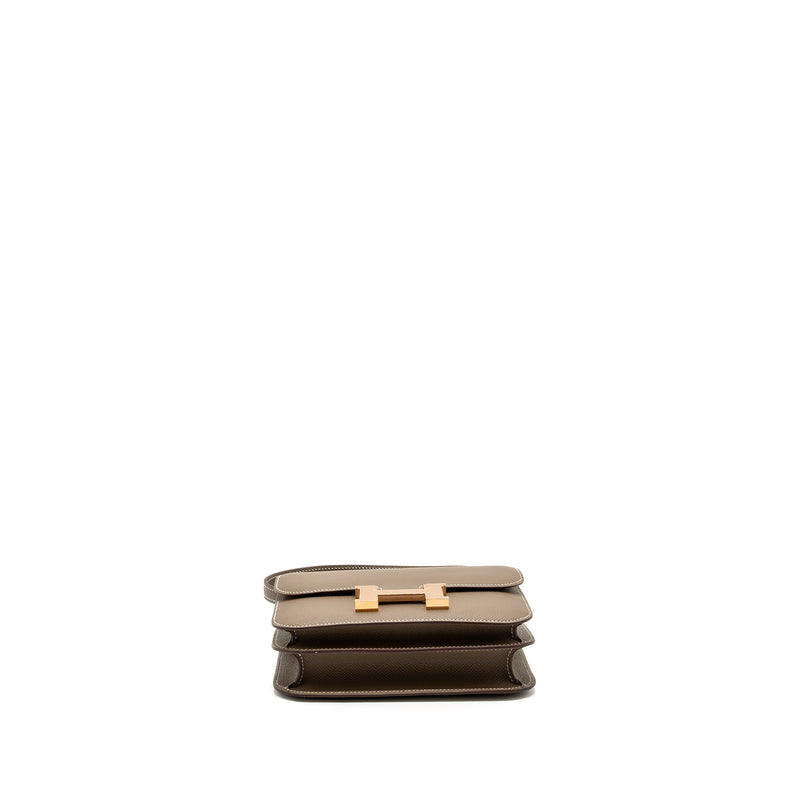 Hermes mini constance epsom etoupe RGHW stamp B