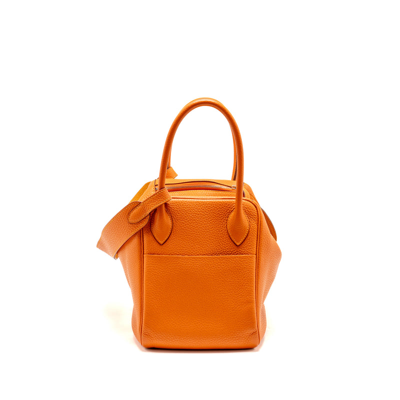 Hermes Lindy 34 Clemence Orange SHW Stamp Square Q