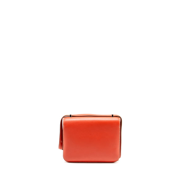 Hermes Mini Constance Swift 9M Sanguine SHW Stamp X