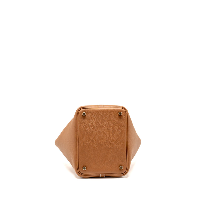 Hermes Picotin 18 Lock Bag Clemence Gold GHW Stamp K