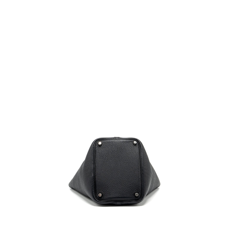 Hermes Picotin 18 Lock bag Clemence black SHW stamp square O